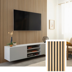 Wavenord™ Signature Acoustic Slat Panel — Natural Oak (2,7 x 1,10 m)