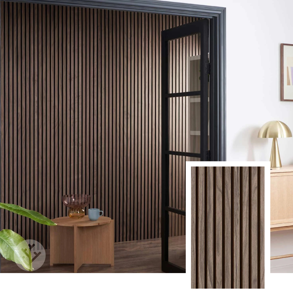 Wavenord™ Signature Acoustic Slat Panel — Natural Oak (2,7 x 1,10 m)
